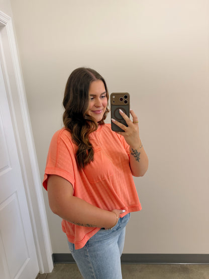 Sprinkle of Spring Top Coral