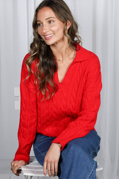 The Vivian V-Neck Sweater