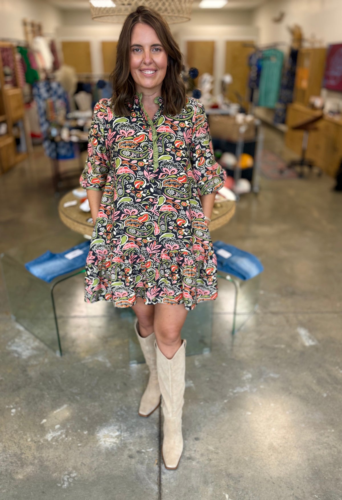 The Paisley and Pretty Mini Dress