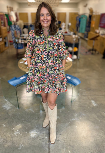 The Paisley and Pretty Mini Dress