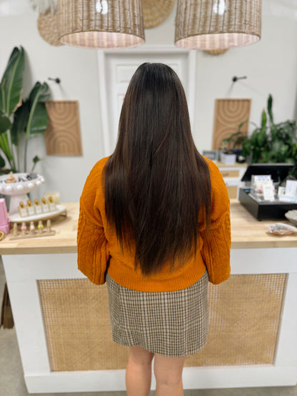 Amber Cable Knit Sweater