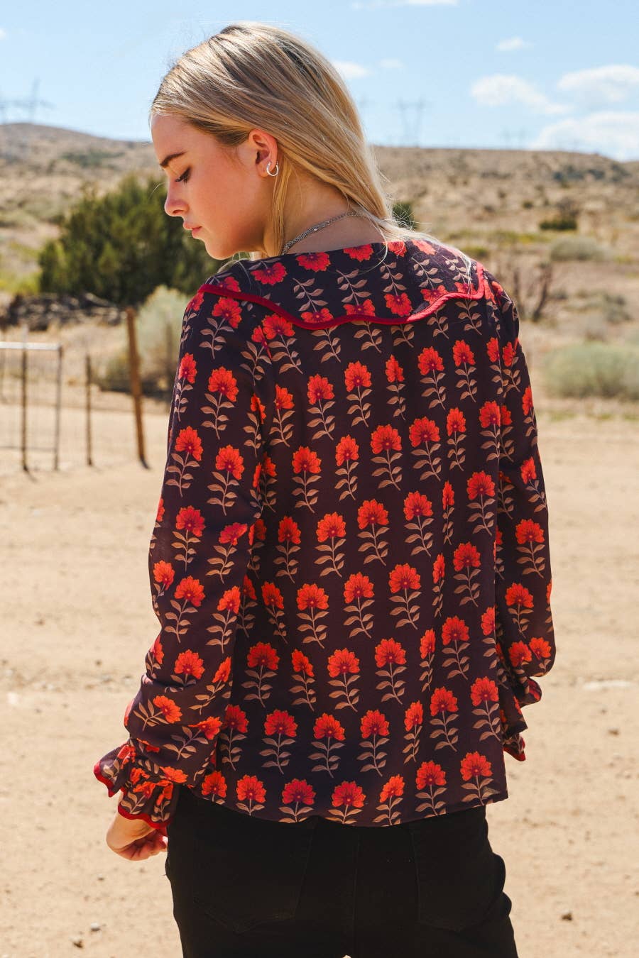 The Poppy Floral Jacquard Sweater