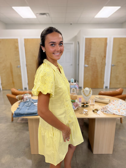 The Butter Cup Krisley Mini Dress