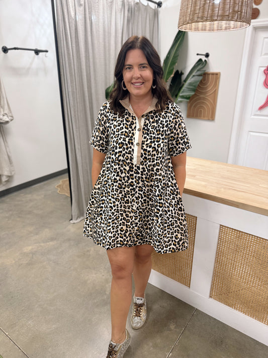 Take A Walk On The Wild Side mini dress
