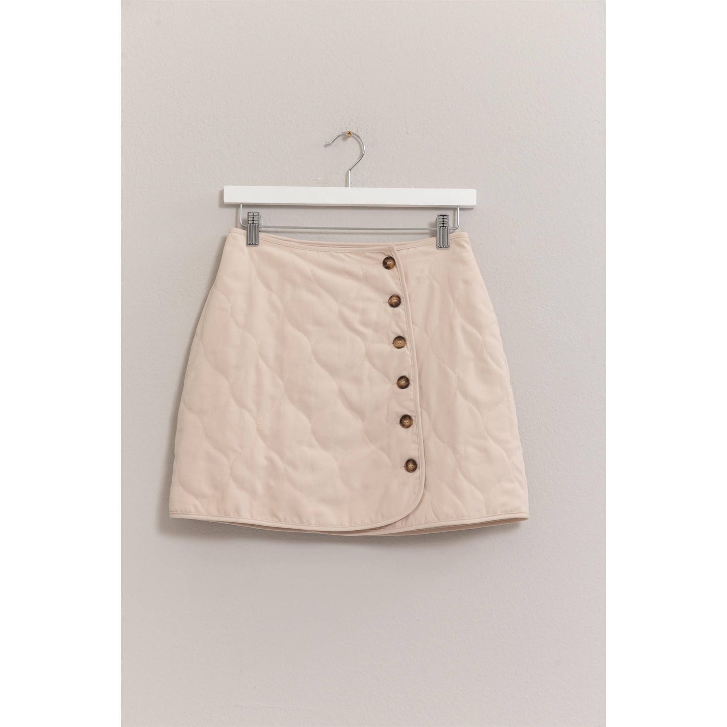 Quilted Puffer Mini Skirt