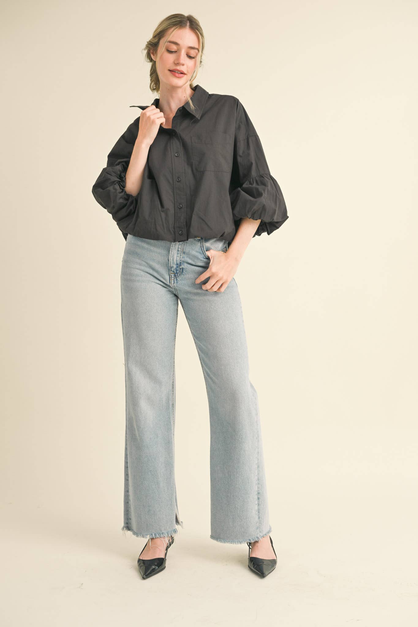 The Abby Button Down Blouse