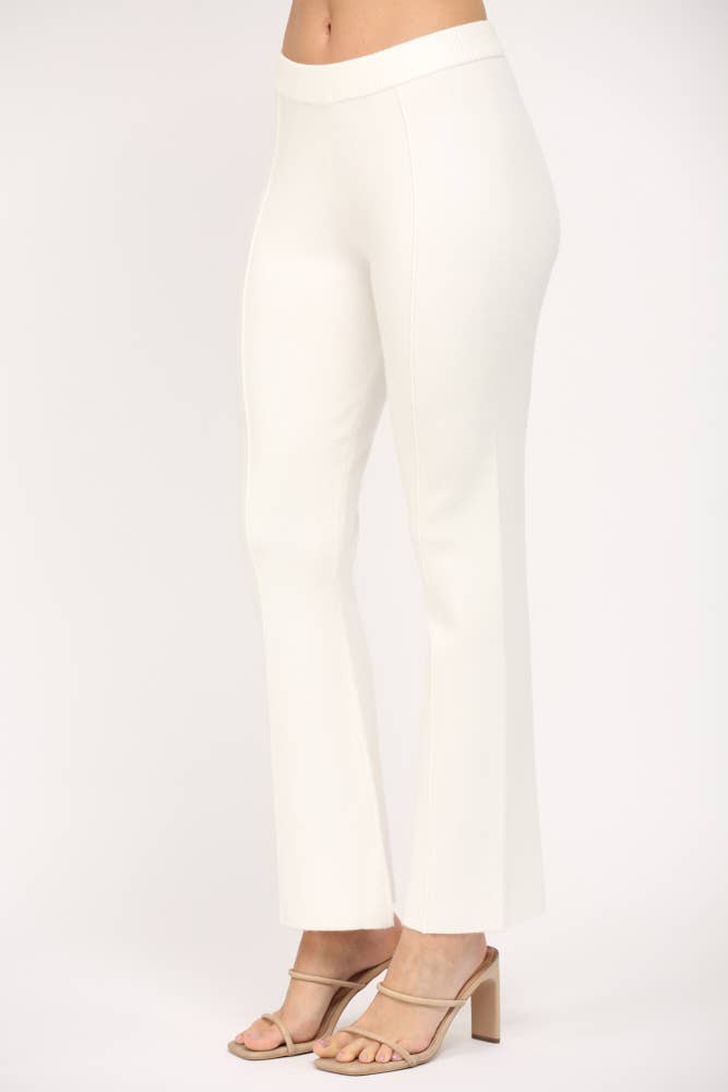 THE DEMI FLARE SWEATER PANTS