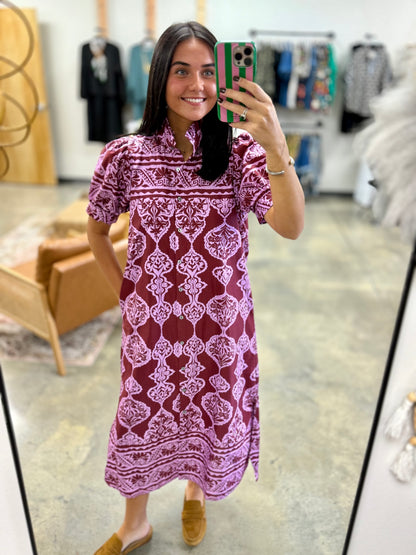 The Sylvia Print Midi