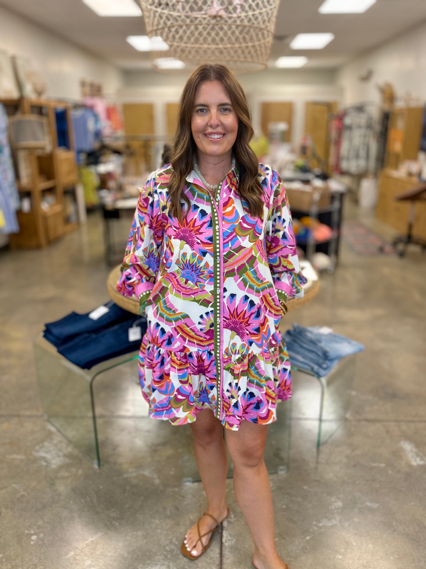 The Tiley Button Down Dress