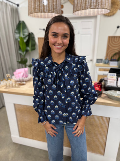 The Liza Button Down Blouse