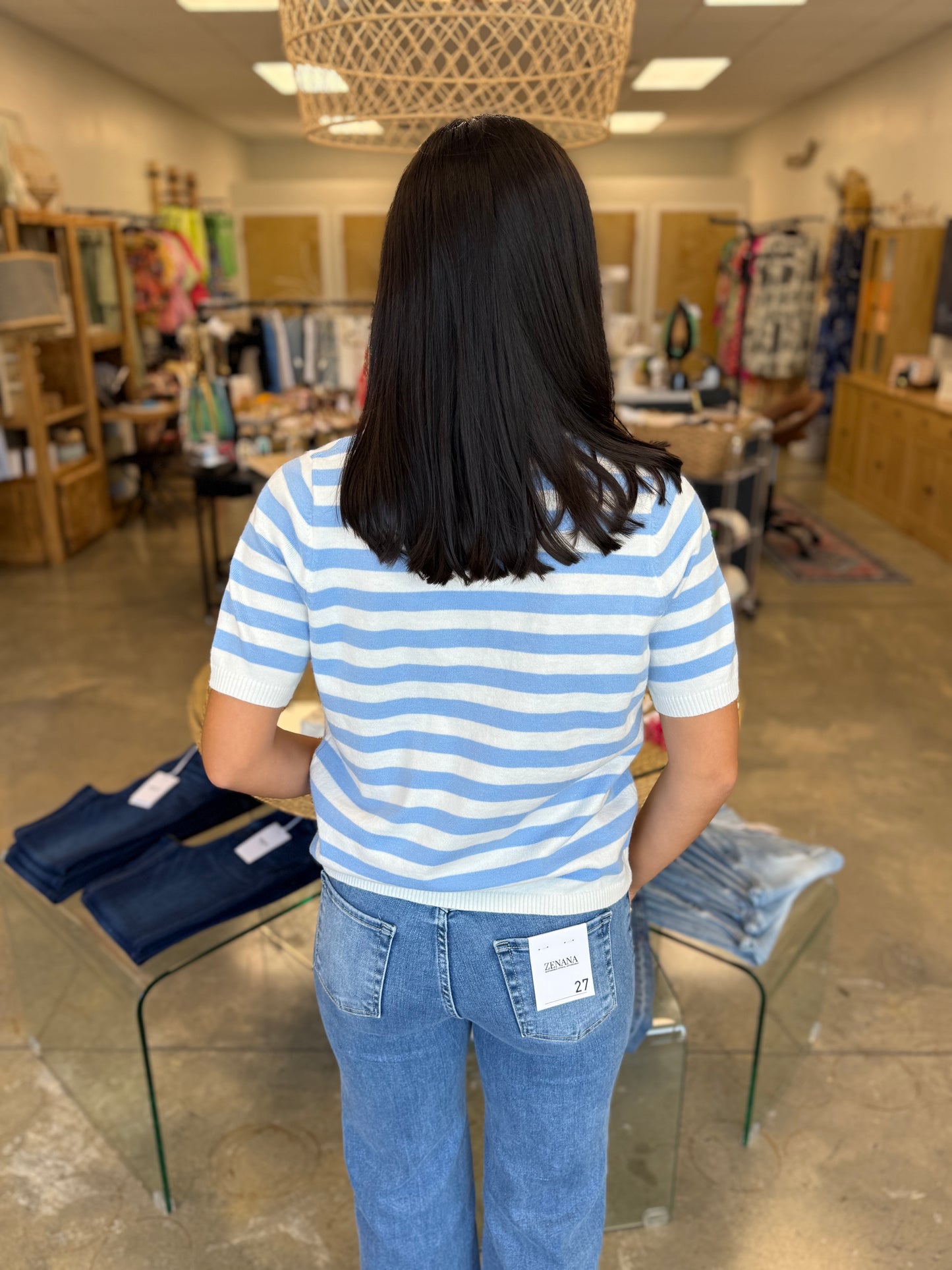 The Sailor Sweater-Light Blue