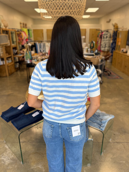The Sailor Sweater-Light Blue