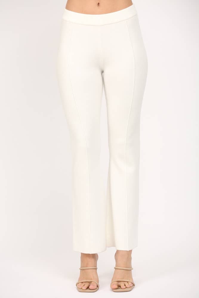 THE DEMI FLARE SWEATER PANTS