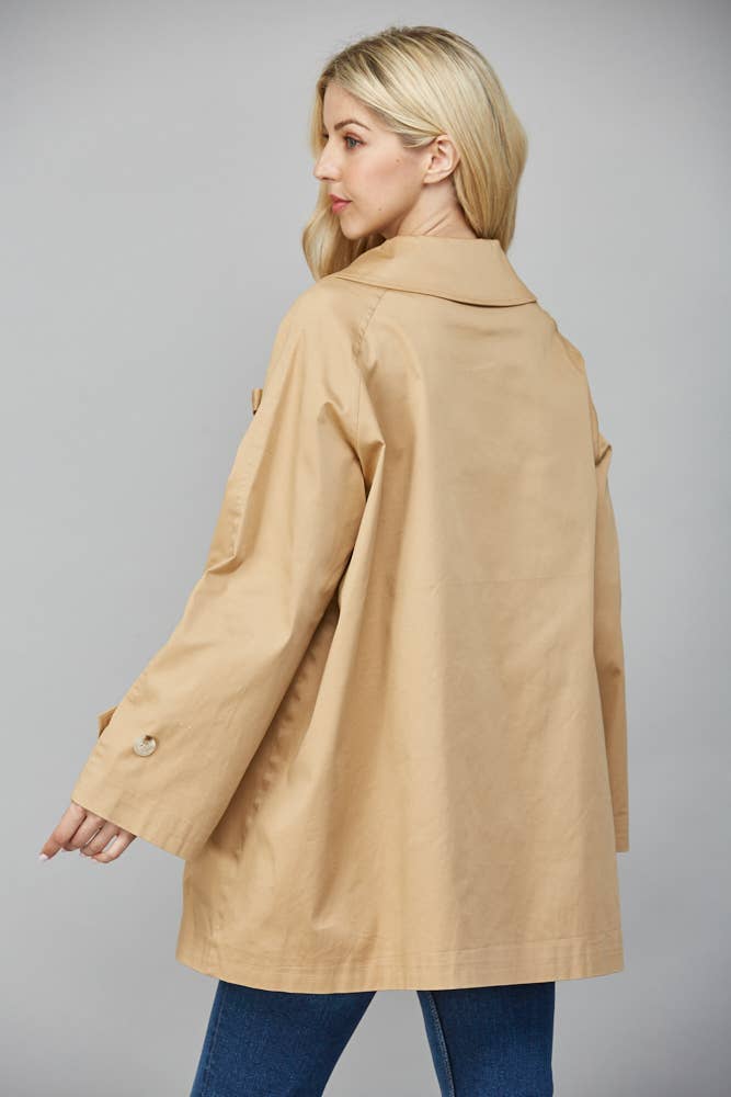 The Winnie Bow Tie Trench Coat