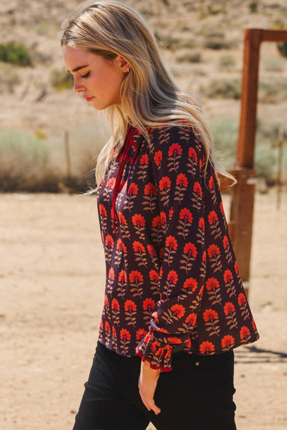 The Poppy Floral Jacquard Sweater