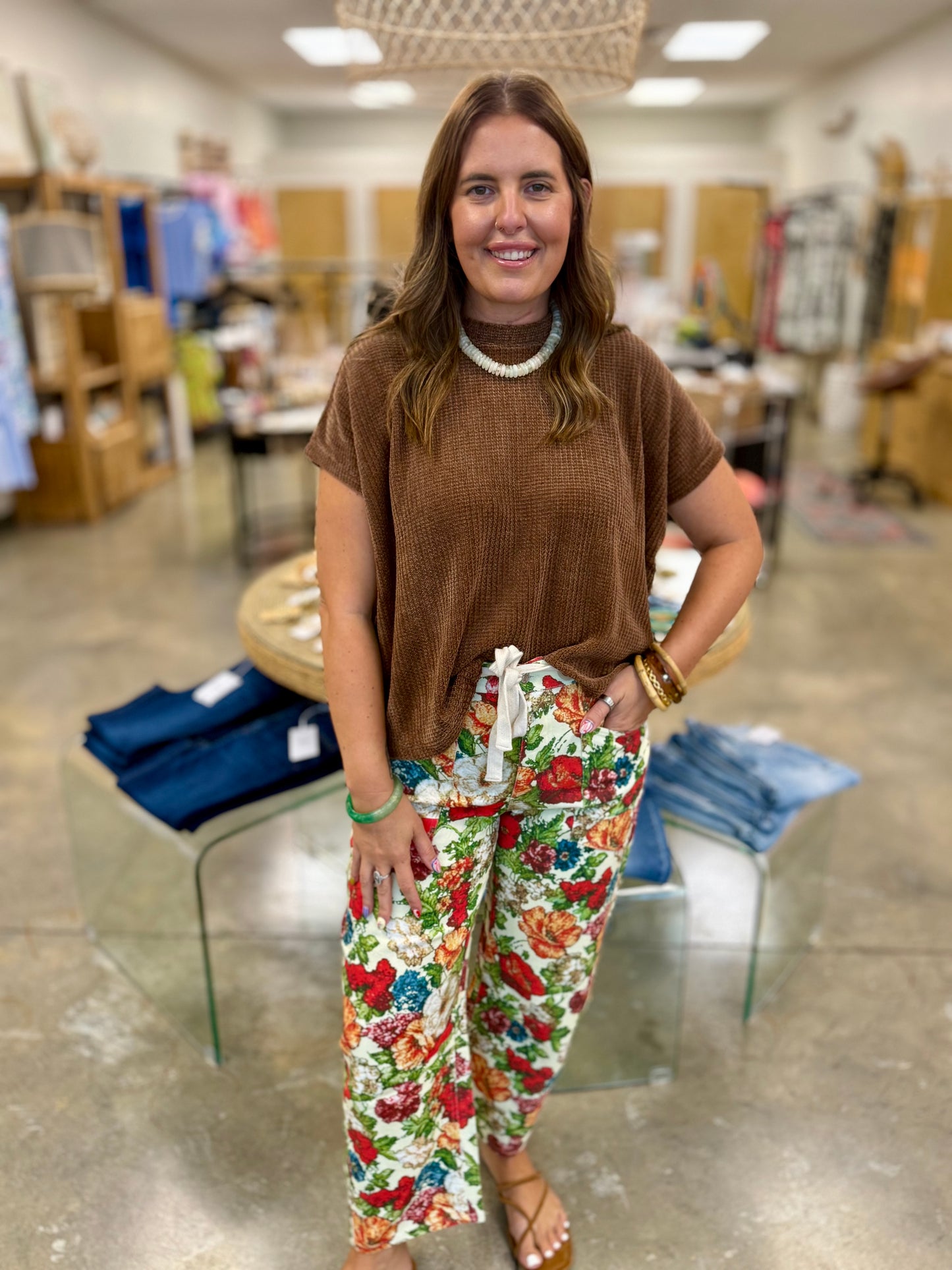 The Bed Of Roses Barrel Jeans