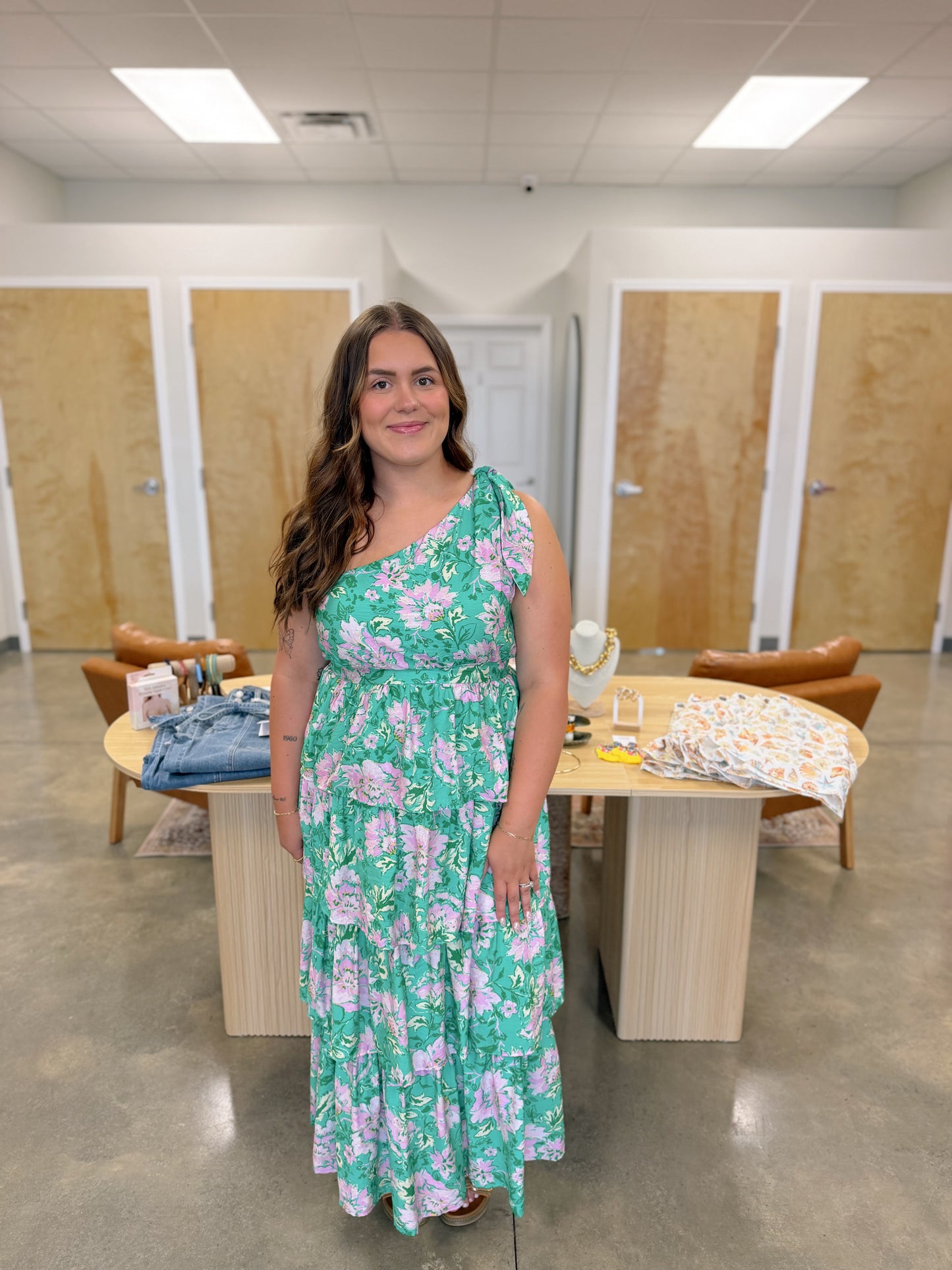 The Everly One Shoulder Dress