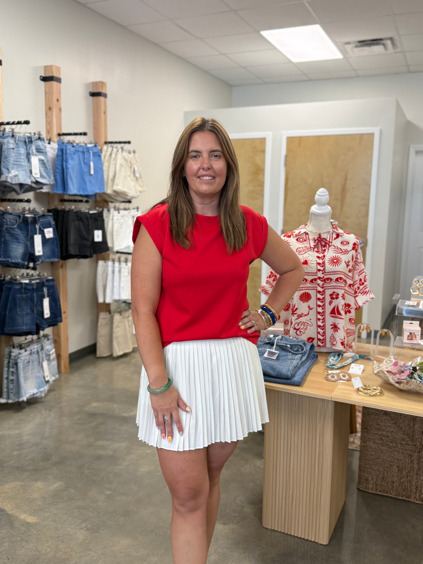 The Pickle Ball Skirt in Ivory