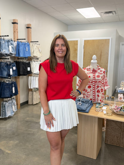 The Pickle Ball Skirt in Ivory