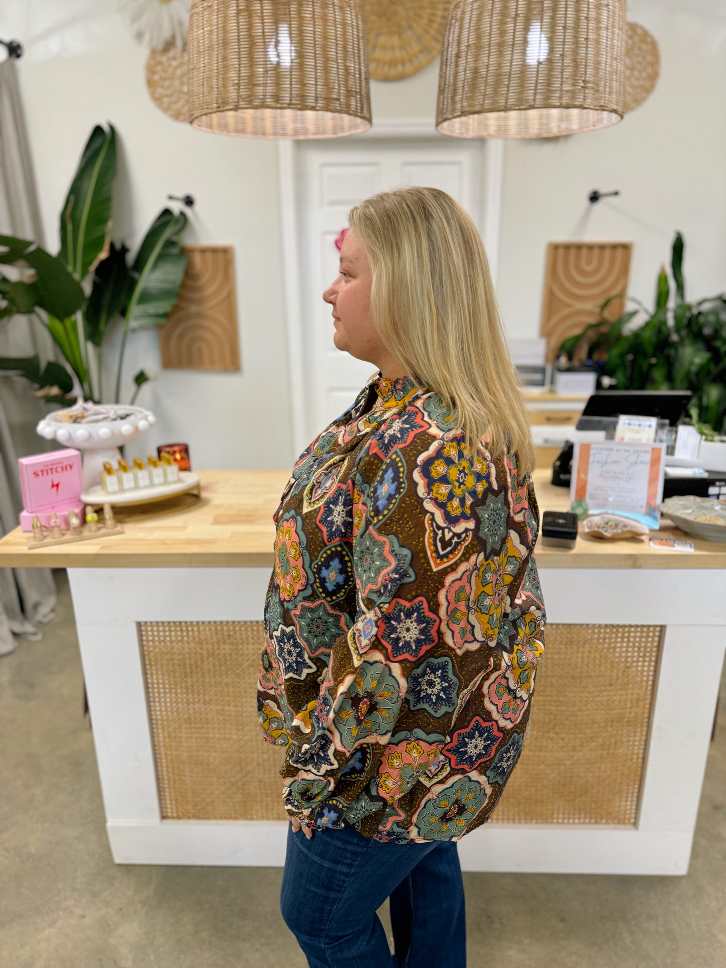 The Hensley Blouse Cury