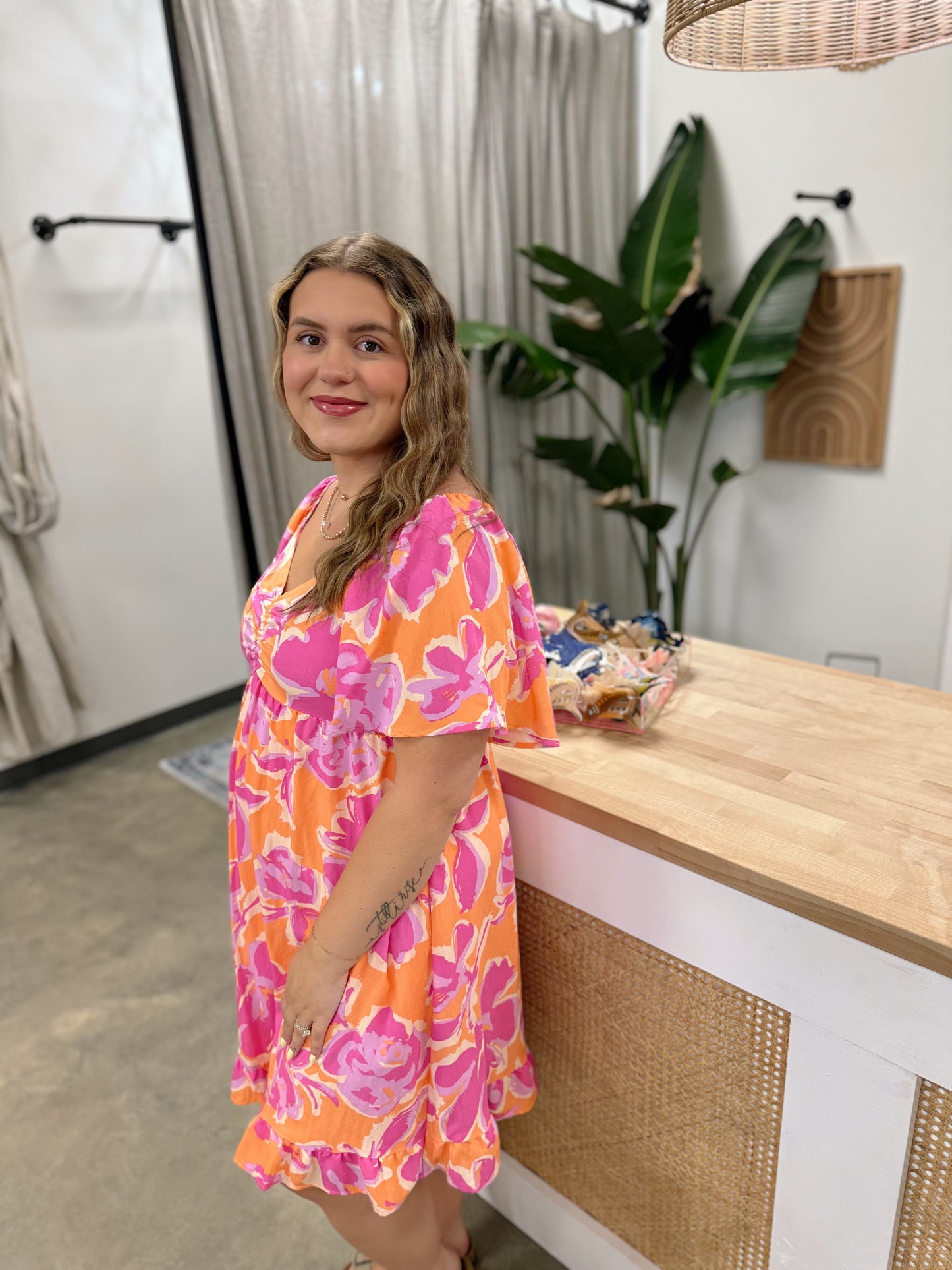 Pink In The Tropics Dress