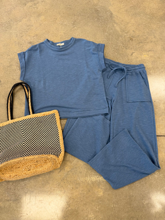 The Jet Setter Set Dusty Blue