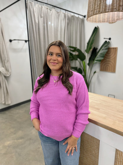 Your Fav Waffle Sweater