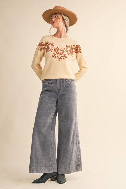 The Kerri Floral Sweater