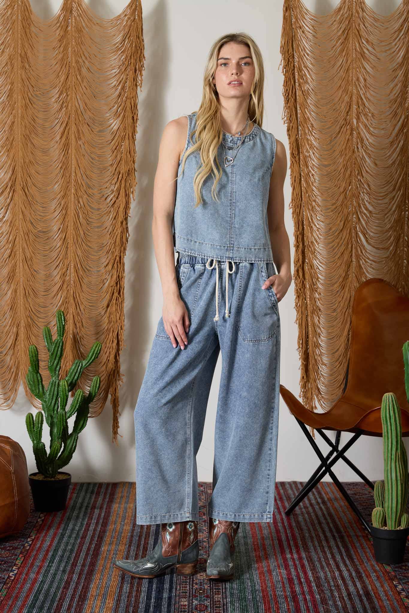 The Wilson Denim Tank