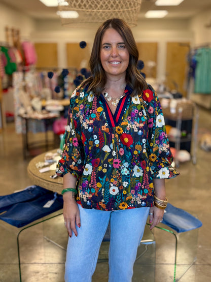 Field Of Poppy Blouse