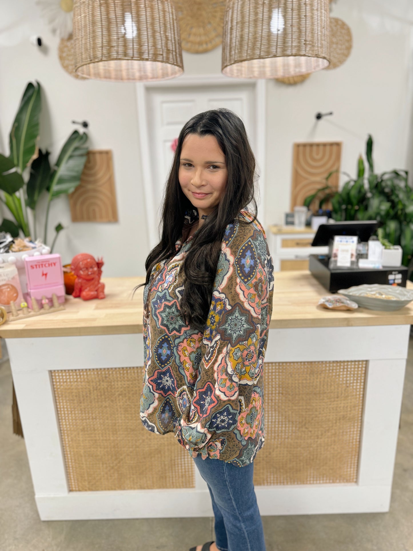 The Hensley Blouse Cury