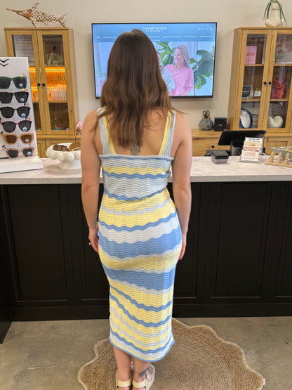 The Candy Stripe Knit Dress