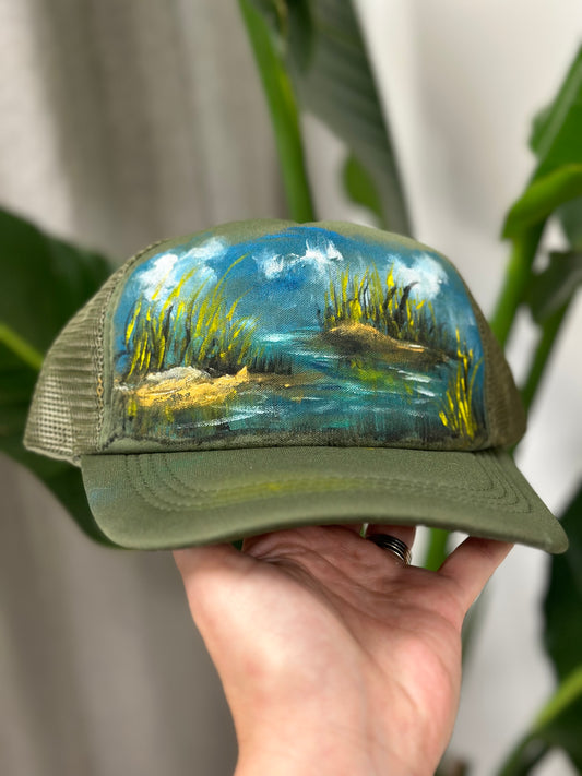 Harry Gray hand painted Hats