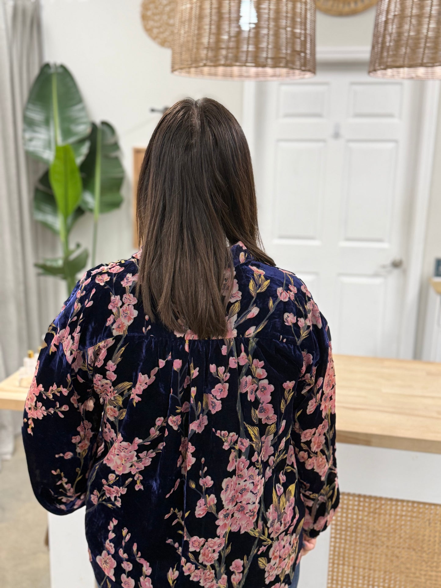 The Softer Side of Floral Button Down Shirt