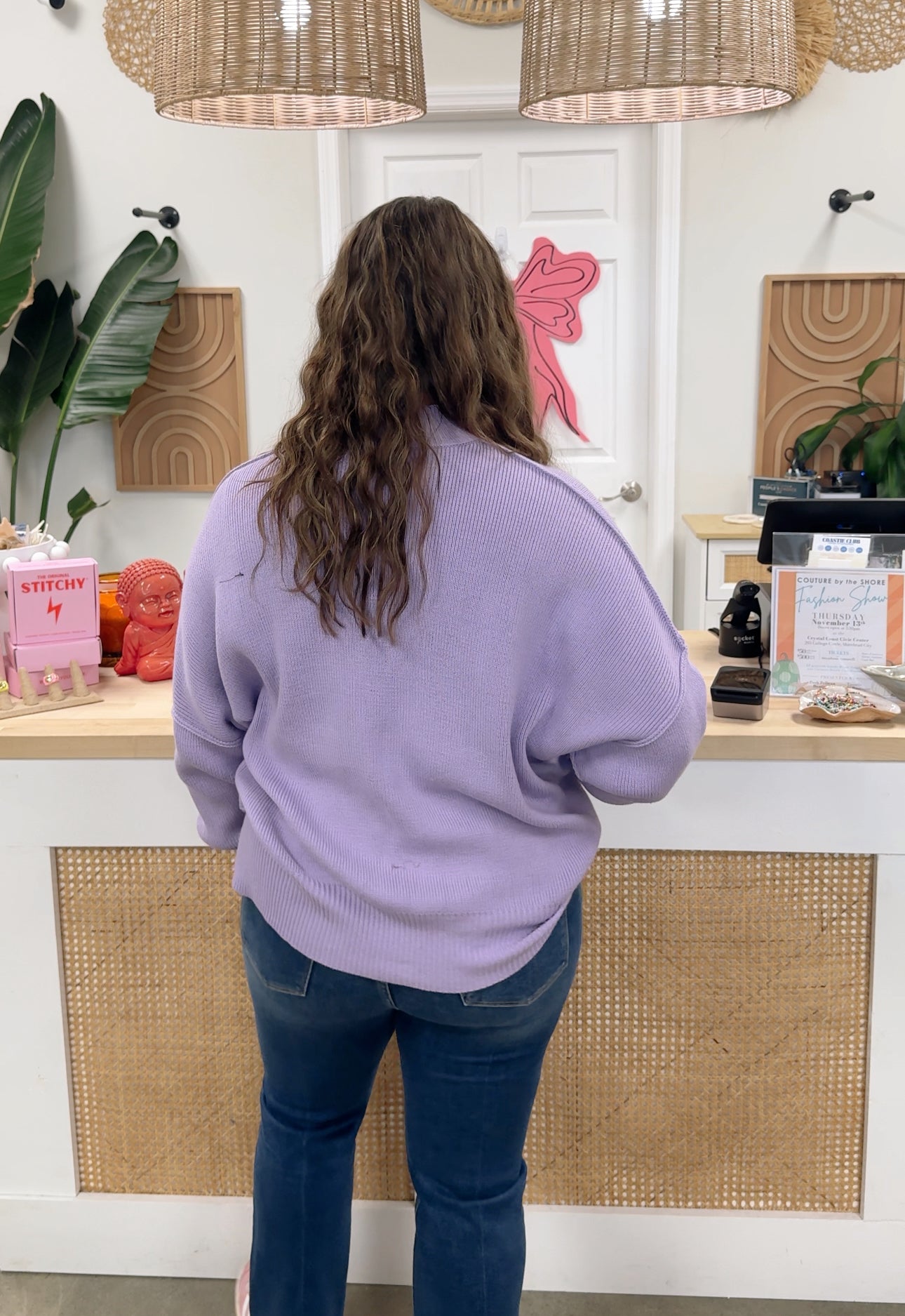 Show Them Your Good Side Sweater