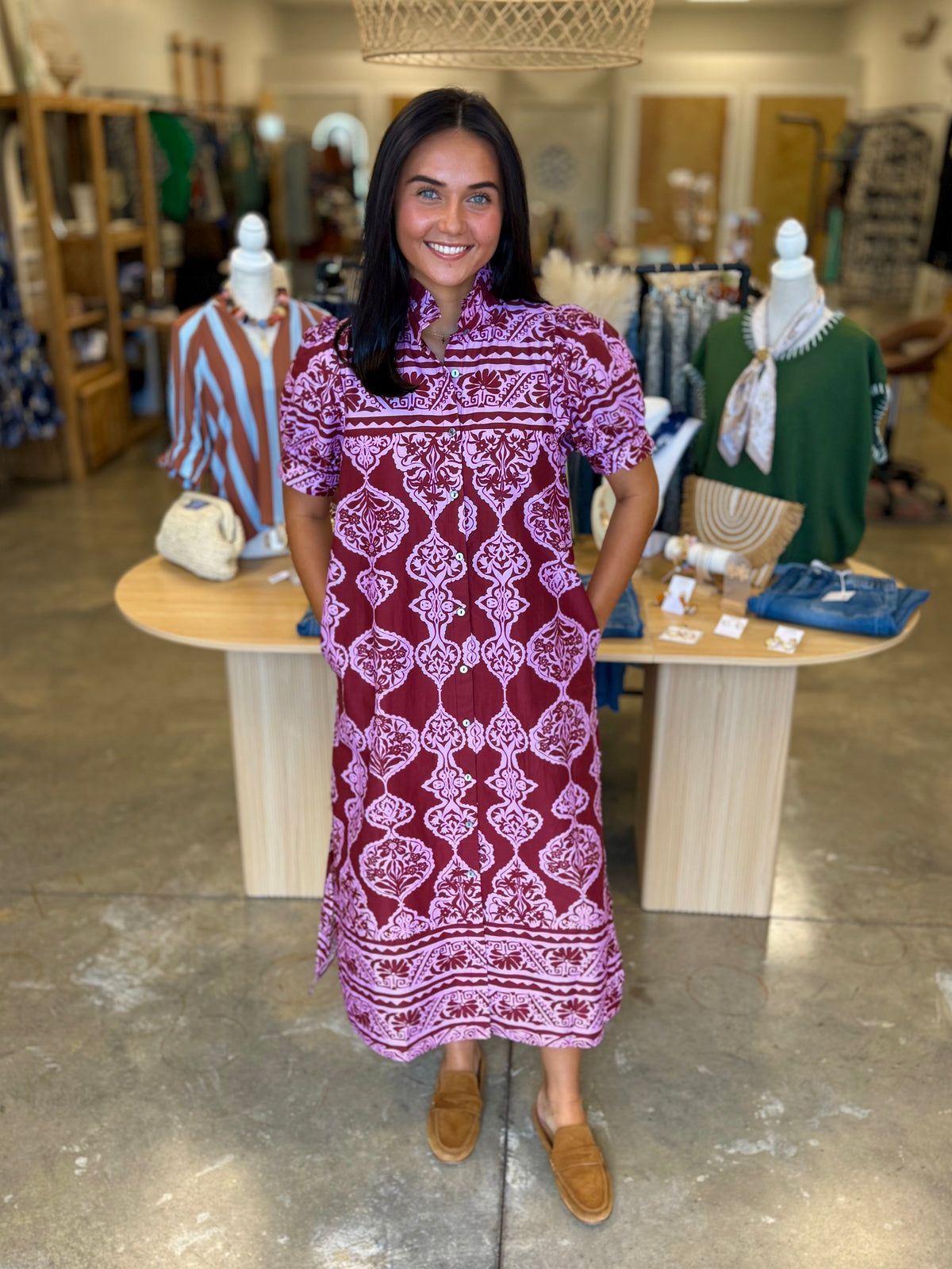 The Sylvia Print Midi