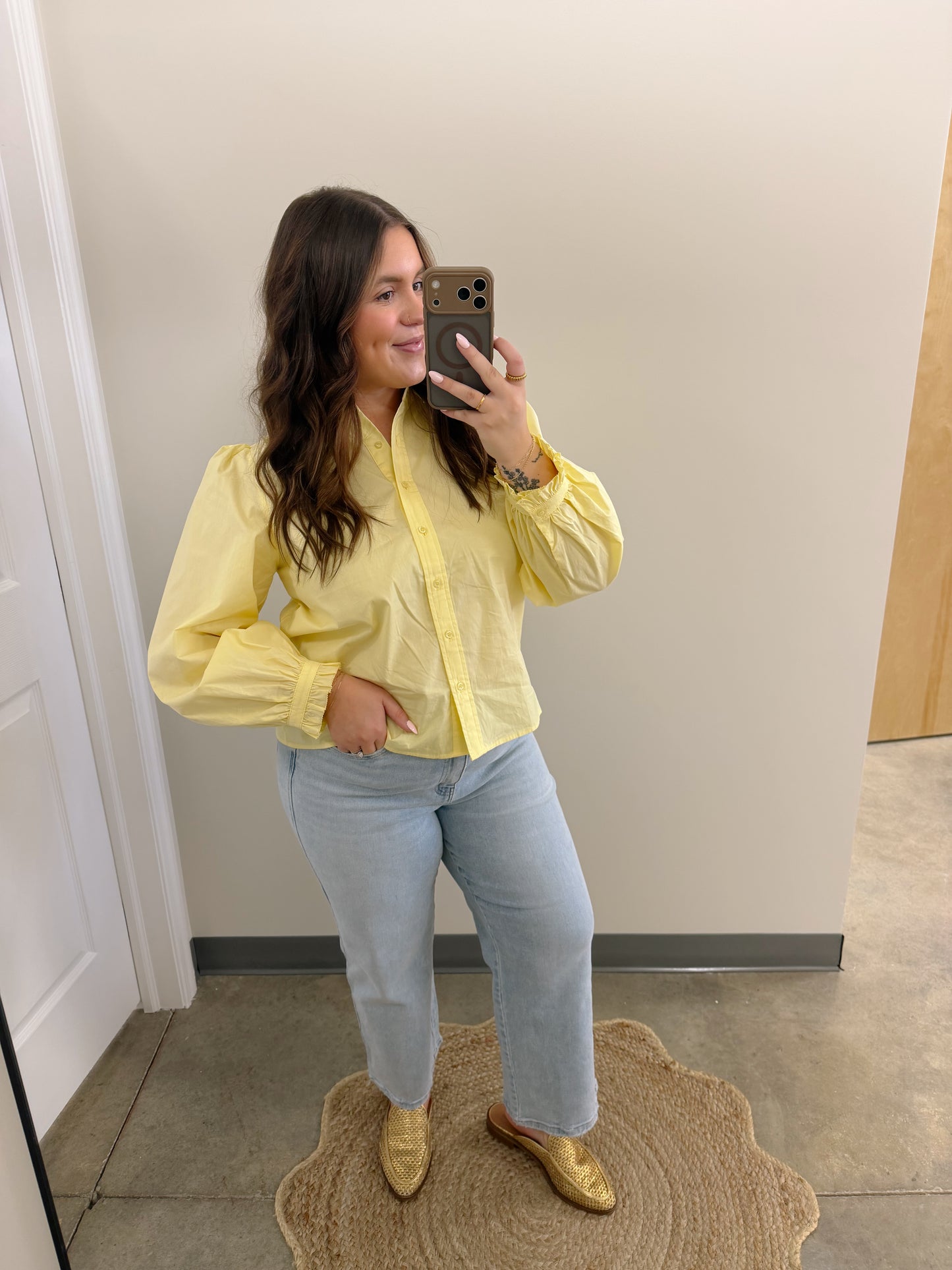 The Buttercup Button Down Blouse