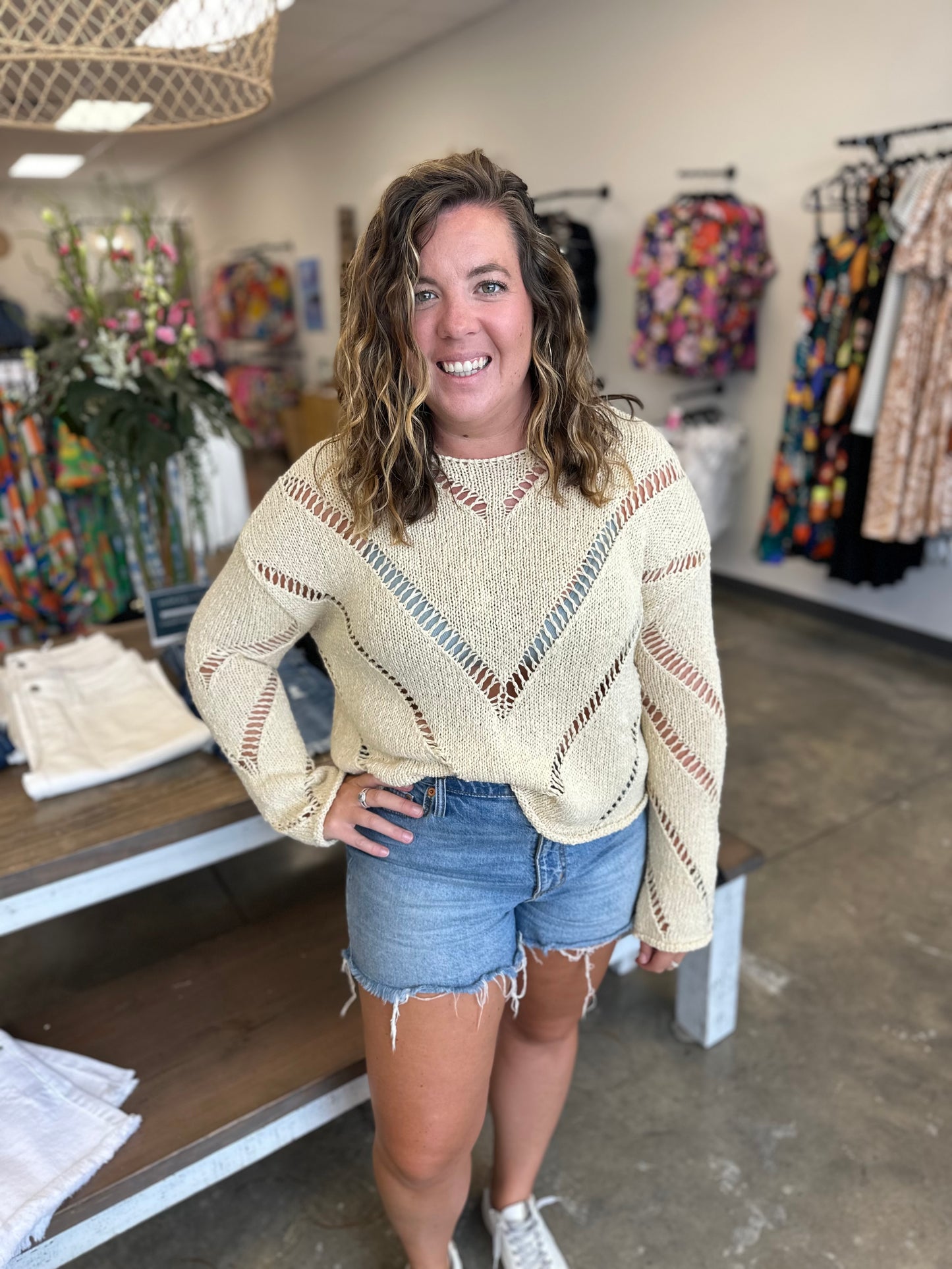 The Beachy Boho Sweater