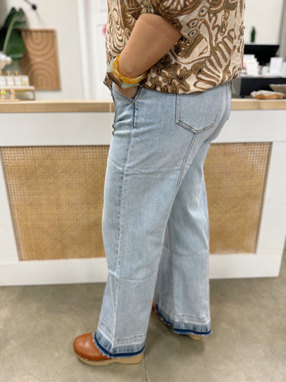 Bayeas Jeremy Wide Leg Denim Jeans