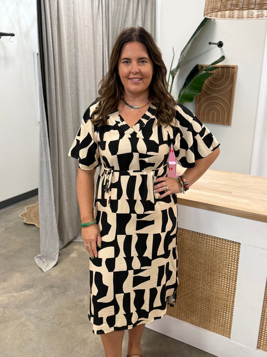The Art Deco Midi Dress