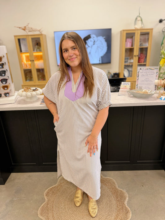 Sitting at Dowdy Dress