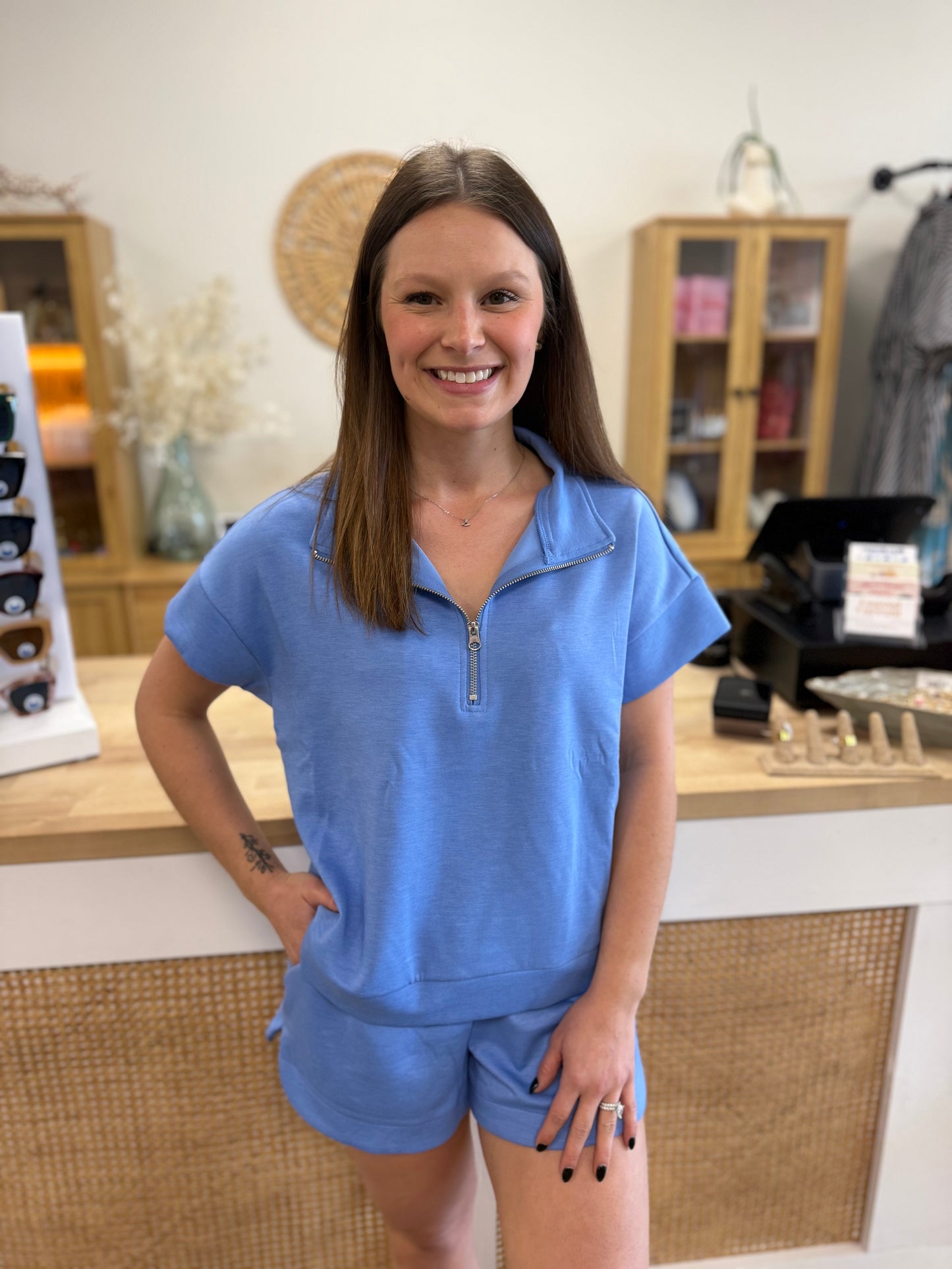 Your Boarding Call Set Sea Mist Blue