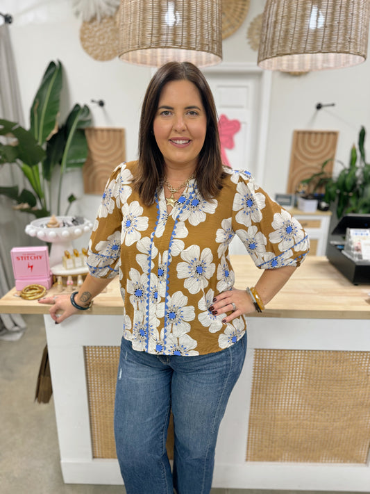 The Kelley Floral Blouse