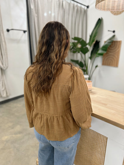 The Declan Peasant Blouse