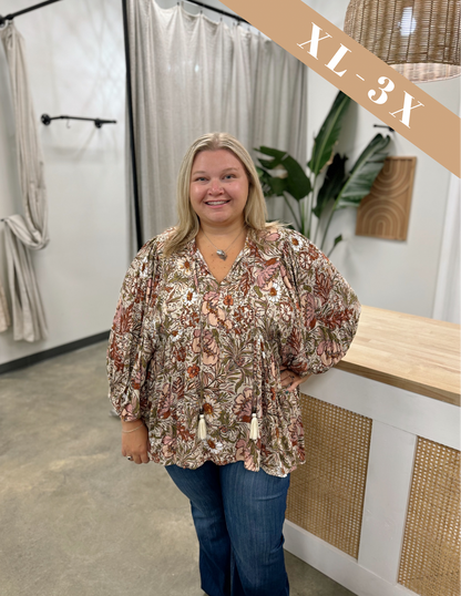 Bohemian Rhapsody Blouse Curvy