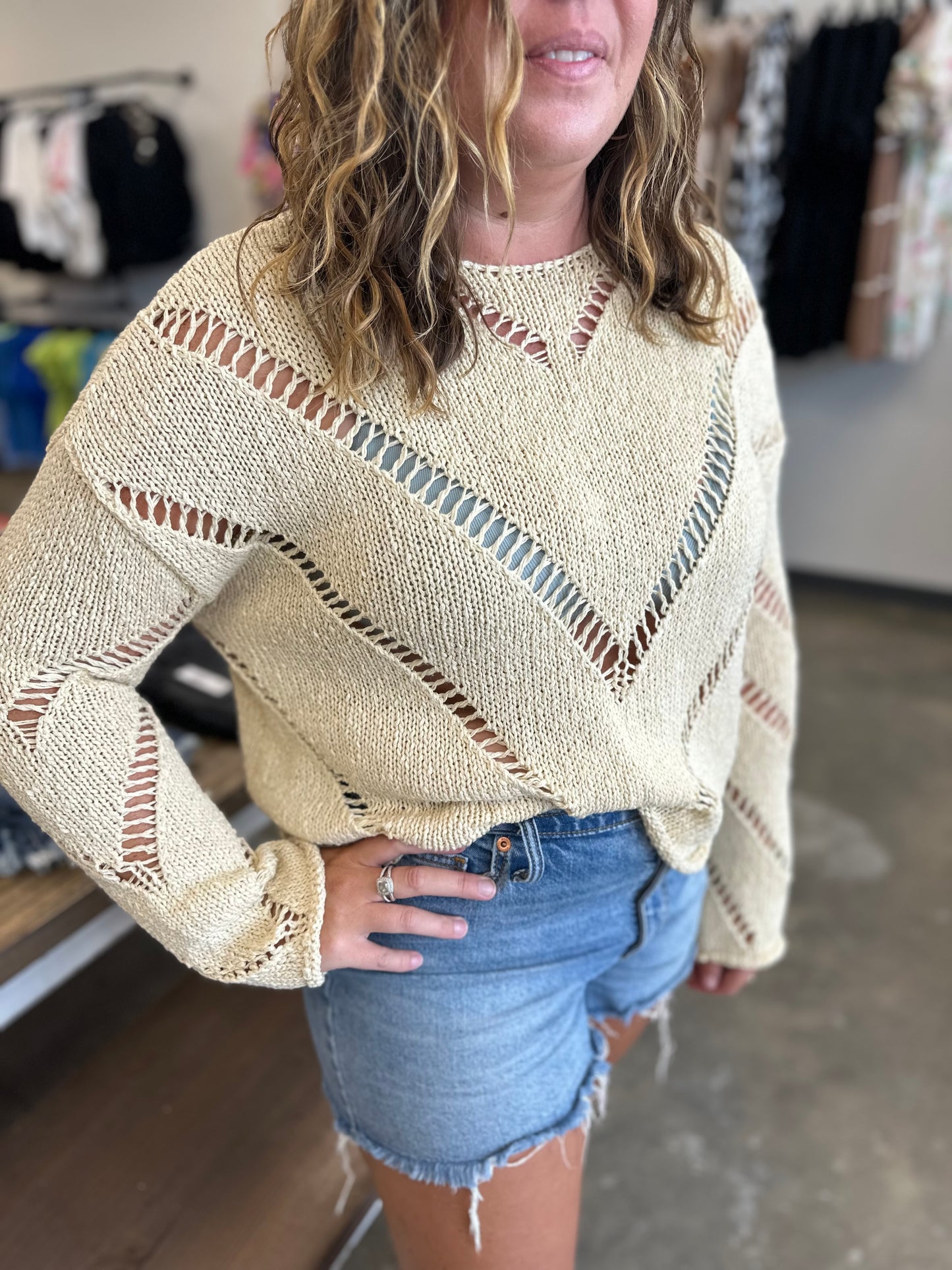 The Beachy Boho Sweater