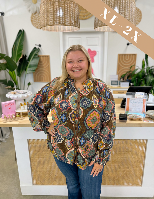 The Hensley Blouse Cury