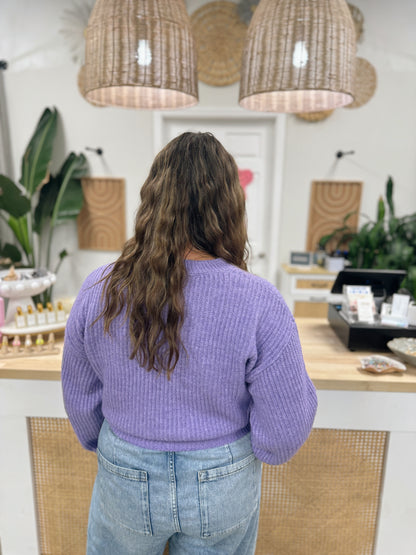 Laid Back Lilac Sweater