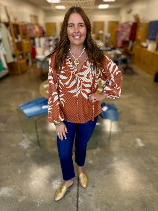 Fall On The Coast Blouse