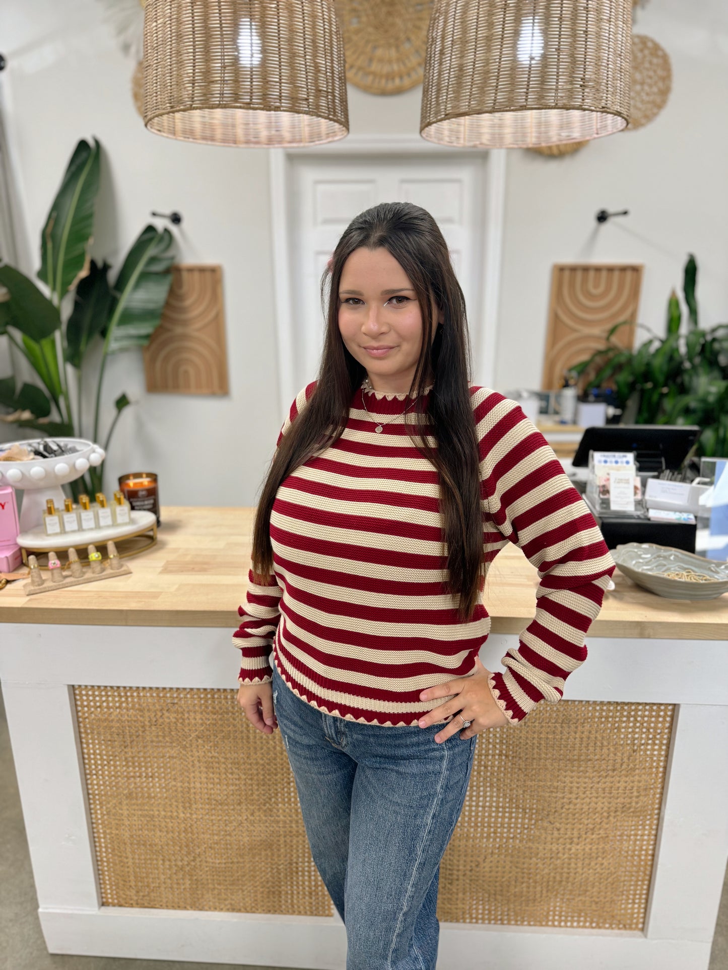 Crimson and Dreamy Sweater